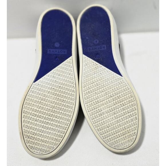 Rothy’s The Original Slip On Sneaker Black Solid Women's Size 9 Knit - Picture 9 of 9